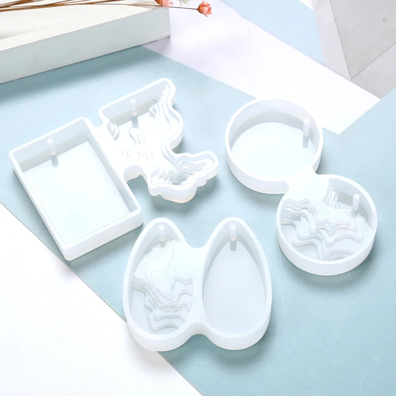 

Crystal Transparent Silicone Mould Dried Flower Resin Decorative Craft DIY Cutting Shpe Type Epoxy Resin Molds For Jewelry