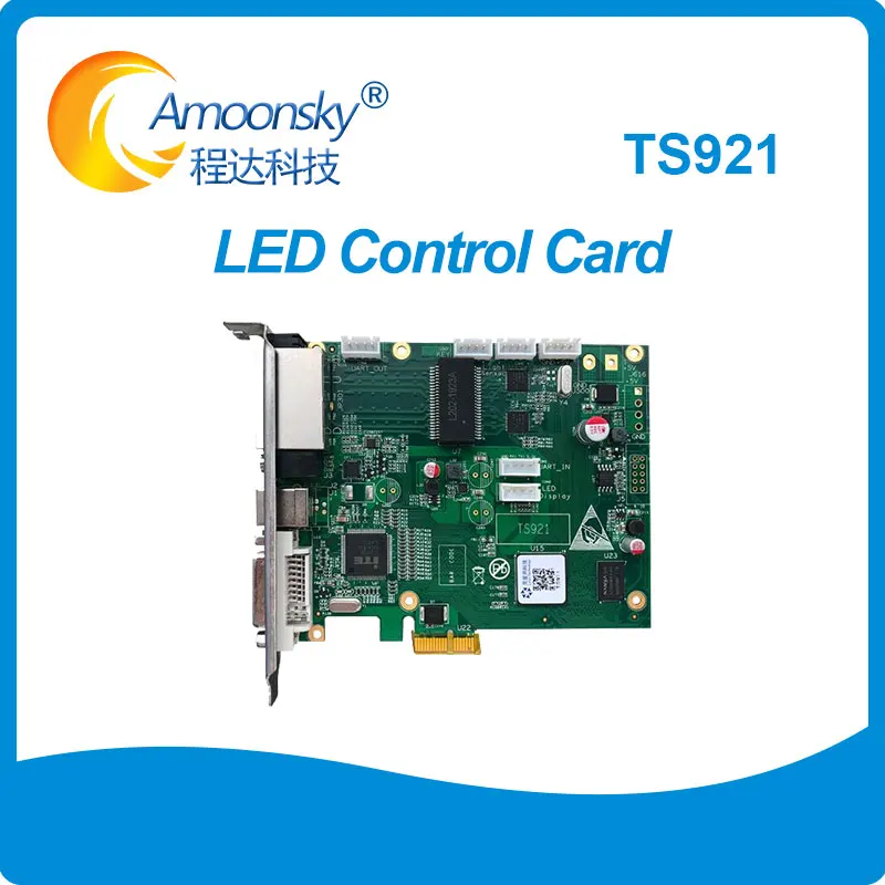 Linsn TS921 TS901D отправляющая карта полноцветная синхронная управления rgb 1280*1024 / 2048*640