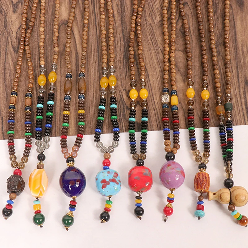 Ювелирные изделия ручной работы в стиле бохо цепочка на свитер женское ожерелье