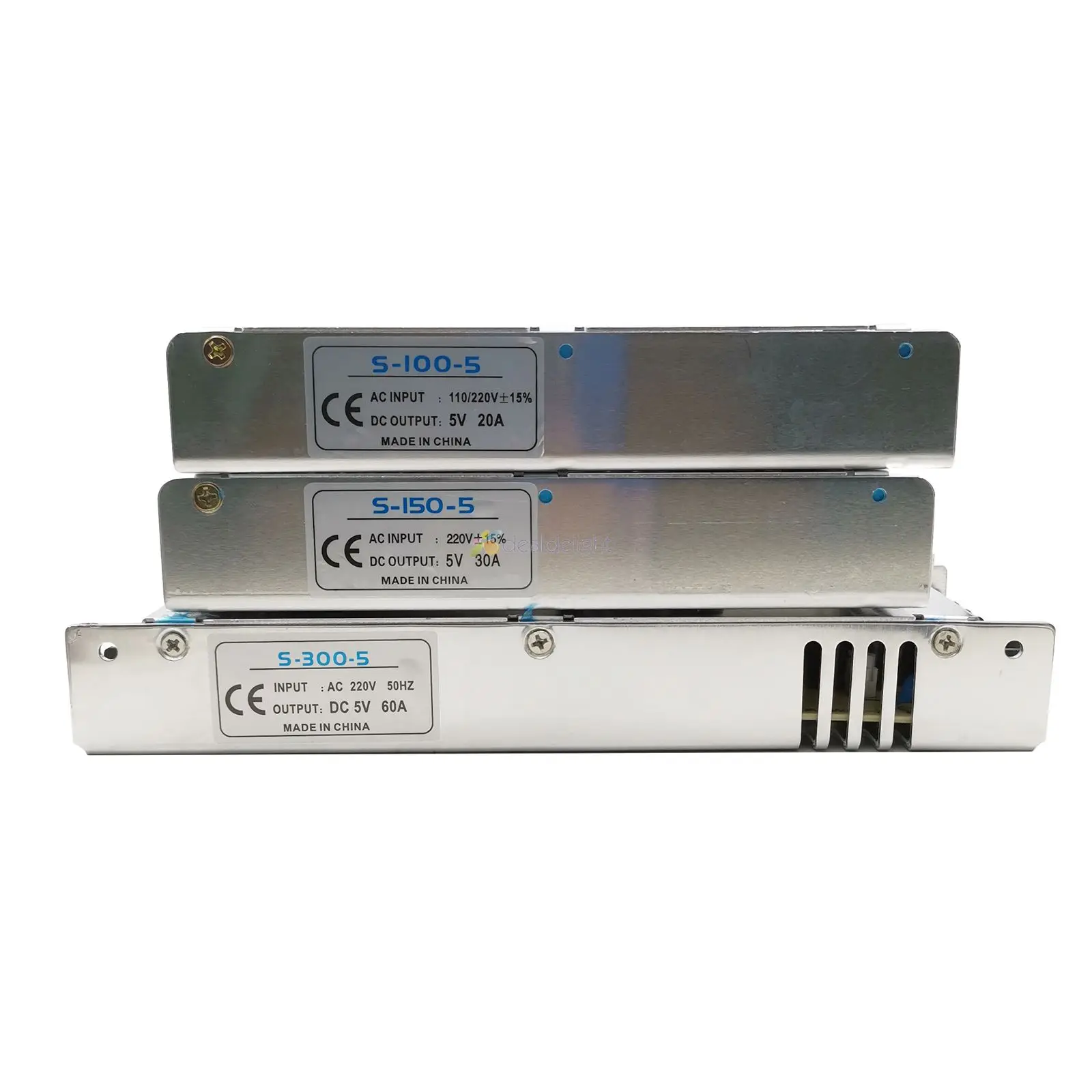 Ультратонкий импульсный источник питания постоянного тока 5 в 4A 20A 30A 40A 60A