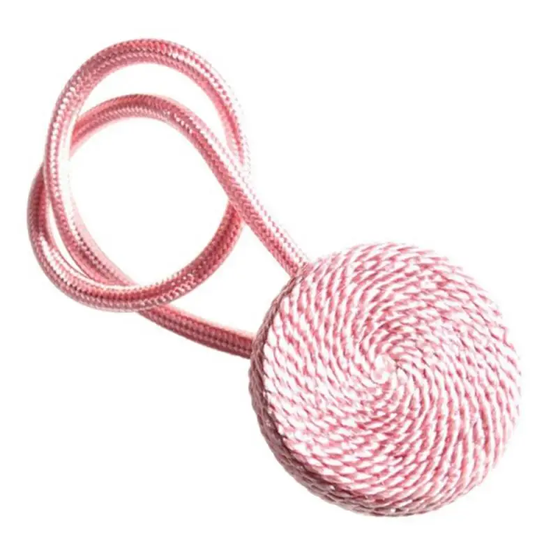 

1pc Braided Round Curtain Buckles Europe Style Curtain Buckle Magnet Curtains Tieback Magnetic Curtain Holder Curtain Accessorie