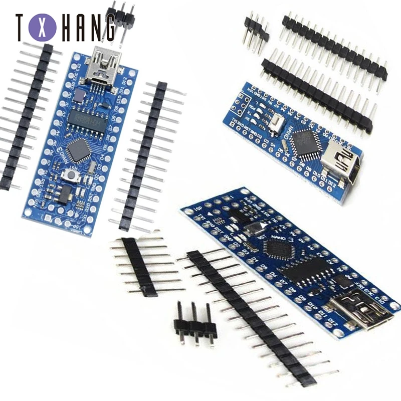 Микроконтроллер Nano V3.0 ATmega168 / 328P 5 В 16M для Arduino ATF с Загрузчиком совместимая Плата