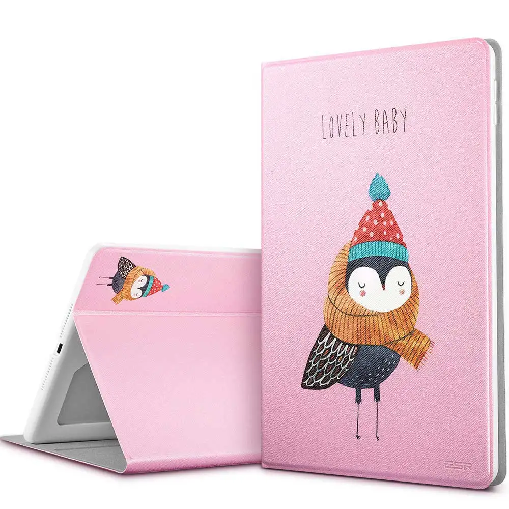 Чехол ESR с рисунком из мультфильма для Apple, iPad 9,7, чехол s A1822 из искусственной кожи A1823/A1893/A1954 - Цвет: Lovely Owl