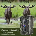 PR100 охотничья камера, фотоловушка 12MP 1080P, тропа ночного видения для дикой природы, тепловизор, видеокамера s для охоты, скаутинга, игр