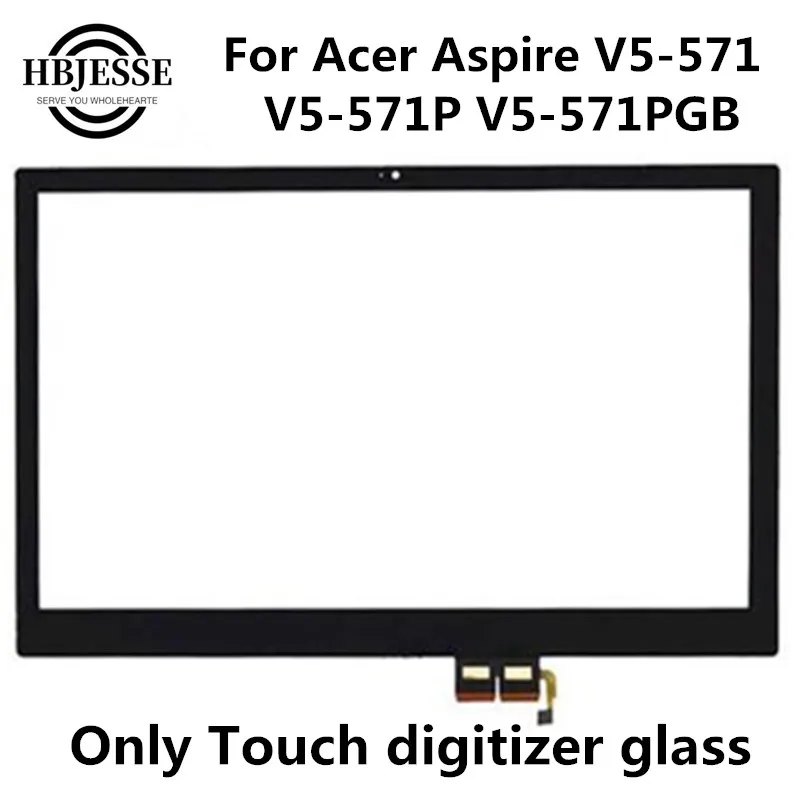Новое Сенсорное стекло для ноутбука 15 6 дюйма Acer Aspire V5 571 571P 571PGB Touch panel|ЖК-экран