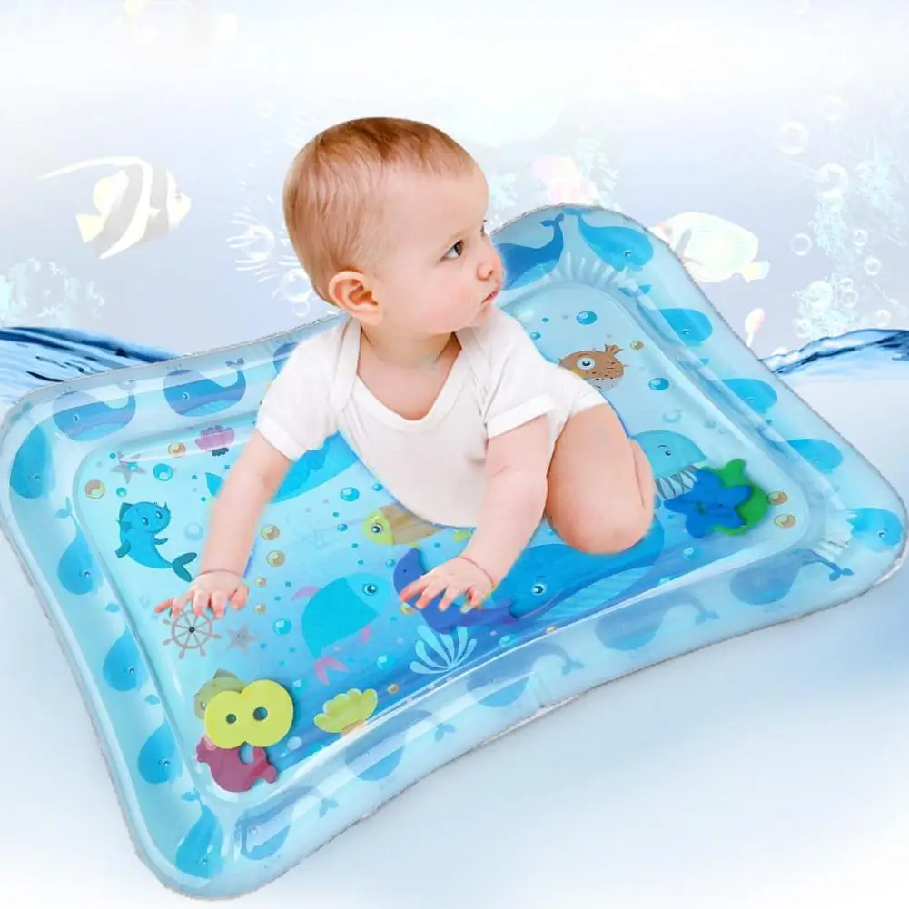 

70cm Creative Baby Water Mat Inflatable Patted Pad Cushion Infant Toddler Water Play Mat For Children Education Developing Baby
