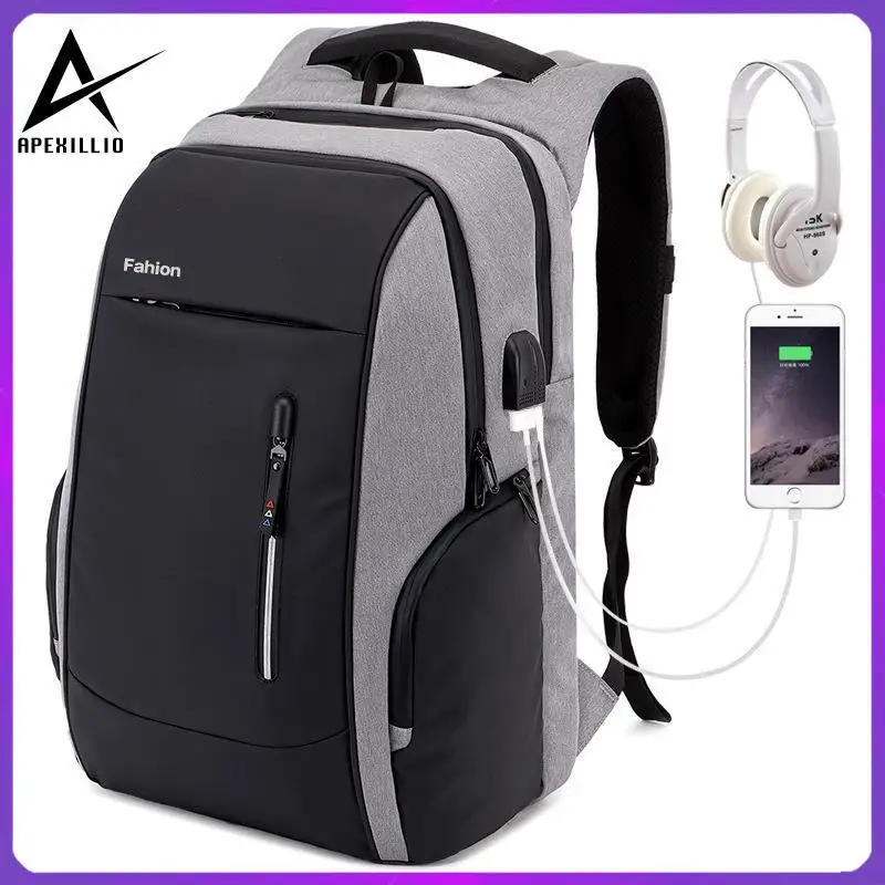 

Многофункциональная сумка для компьютера с USB-зарядкой, модный рюкзак, уличный дорожный деловой рюкзак с защитой от кражи