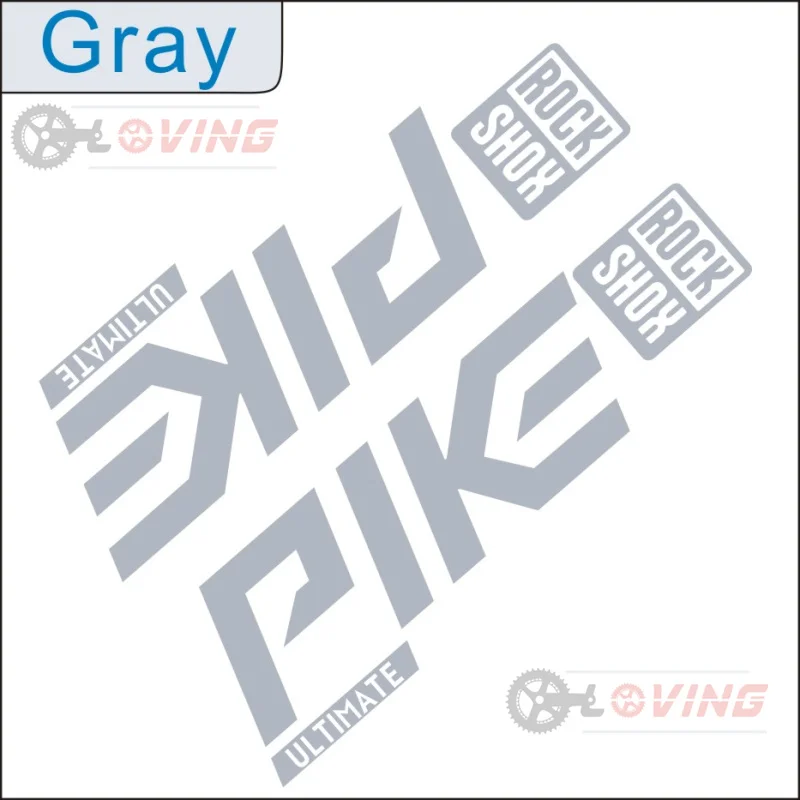 Наклейка на переднюю вилку Rockshox Pike высокого качества, водонепроницаемая, лучший продавец горных велосипедов MBT.