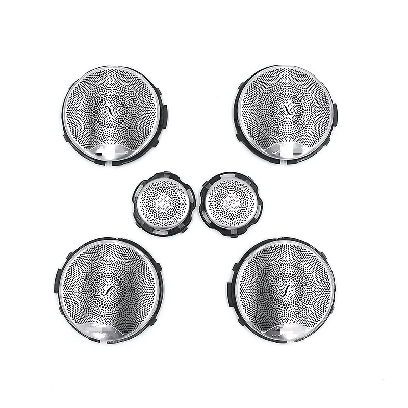 

Car Door Speaker Cover Replacement Tweeter For Mercedes Benz W213 W205 GLC AMG E C Class Series High Quality 6pcs Trim Sticker