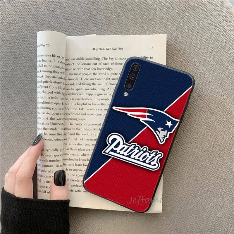 

New England Soccer Patriots Phone Case For Samsung galaxy S note 7 8 9 10 20 fe edge A 6 10 20 30 50 51 70 lite plus Silicone