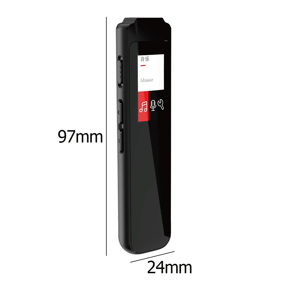 

N1 Zinc Alloy Housing Rechargeable Smart Recording Pen HD Non-destructive Noise Reduction Voice Recorder With MutiFunction