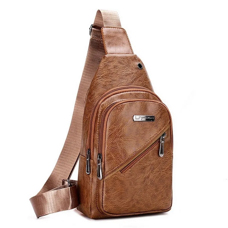 

Мужская нагрудная сумка через плечо с защитой от кражи