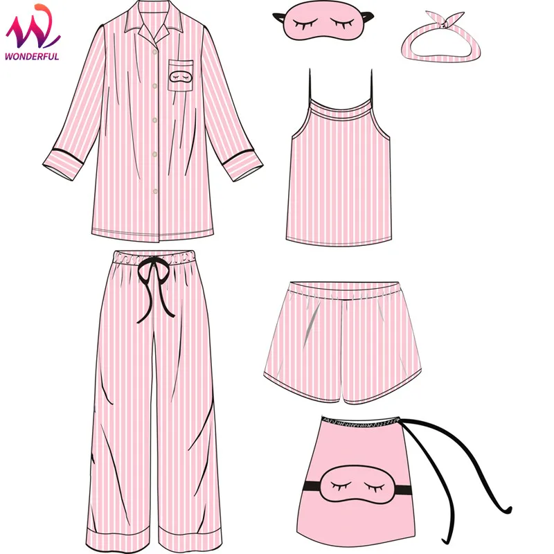 Пижама женская атласная пикантная кружевная ночная рубашка в стиле пэчворк