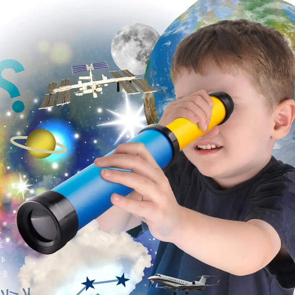 

DIY Creative Telescope Early Educational Science Toys Experiment Set Kids Gift for Children Baby Sensory Toy Children's Day