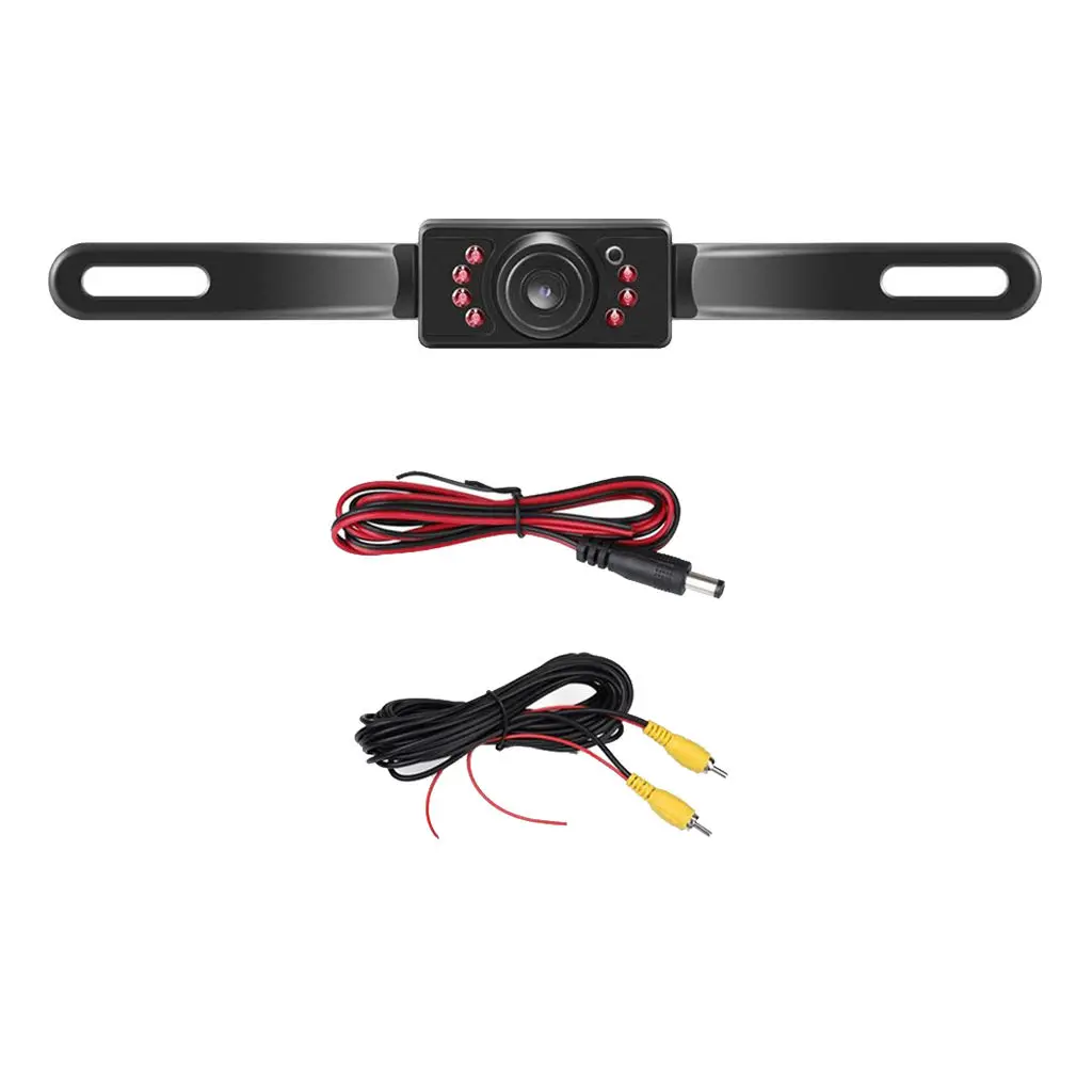 

Автомобильная камера заднего вида, парковочная камера IP67, водонепроницаемая, с креплением на номерной знак, обзор 170 °