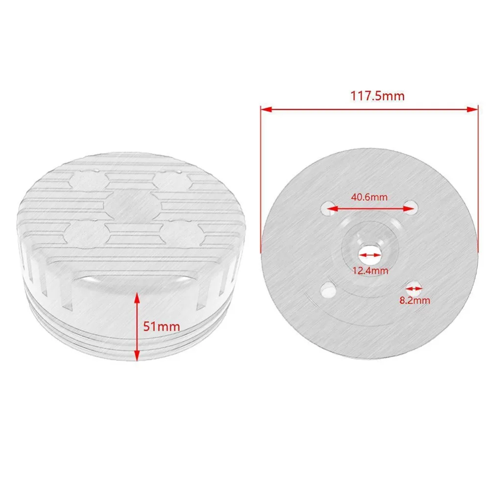 Новинка высокое качество 1 шт. серебряная гоночная цилиндрическая головка