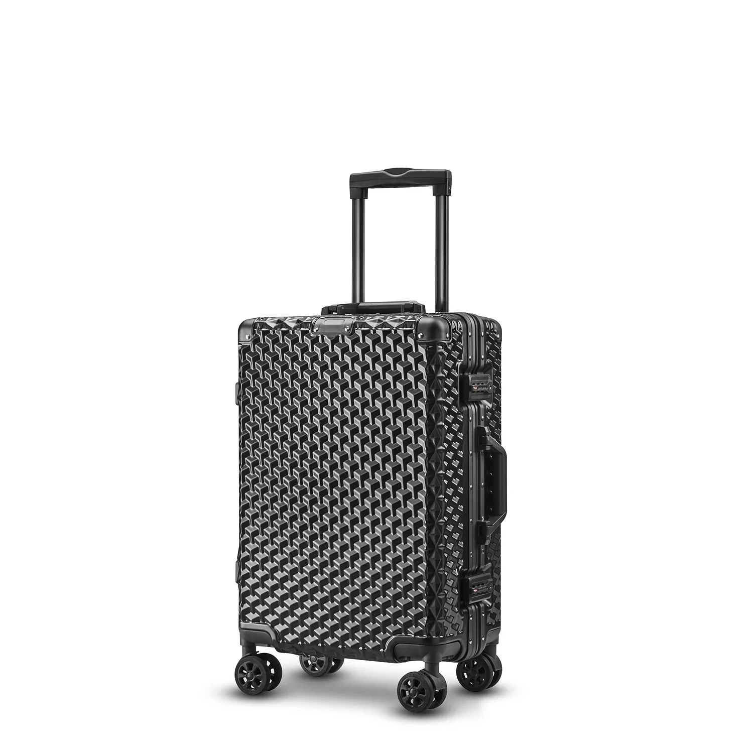 

Aluminum frame Trolley case 20 inches Universal wheel Korean version Retro Travel luggage Matte Cozy Password lock fashion