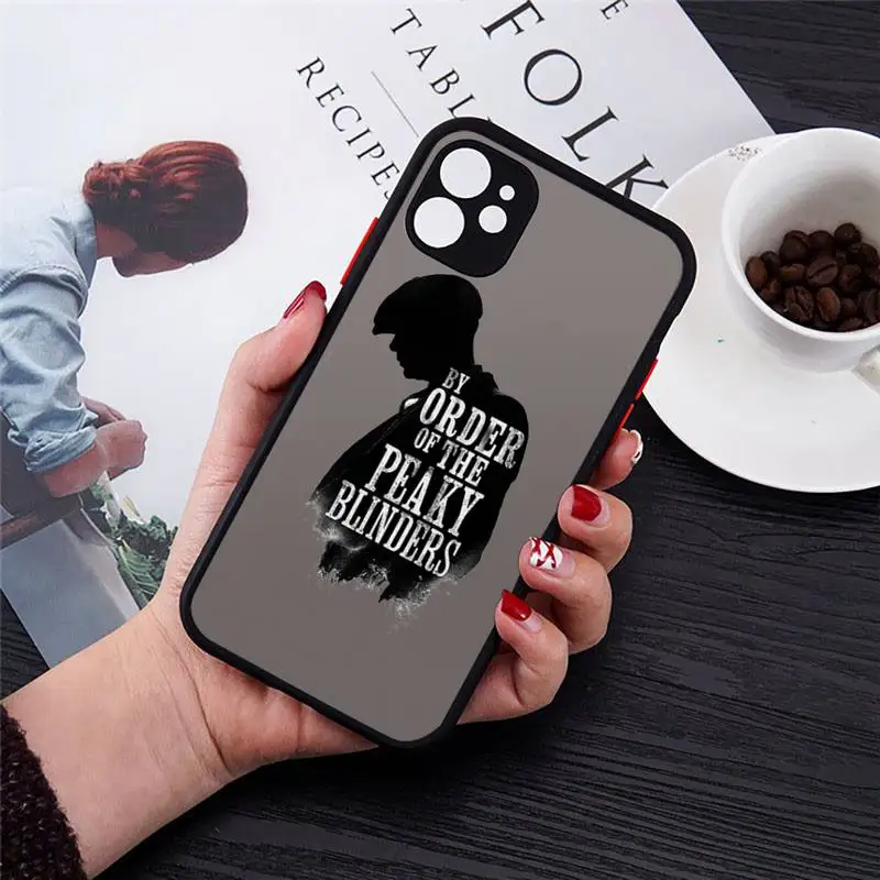 

Peaky Blinders Thomas Shelby Phone Cases matte transparent For iphone 7 8 11 12 plus mini x xs xr pro max cover