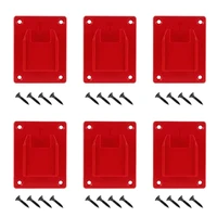 hot abs plastic tool holder for dewalt 20v drill mount fit for m18 tools with screws red