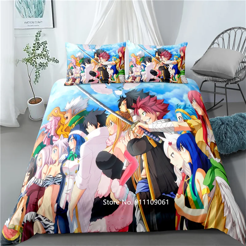 

Japanese Teen Comics Magic Blood for Teenage Boys Dormitory Decorated with High Quality Bedding Quilt Covers and Pillowcases