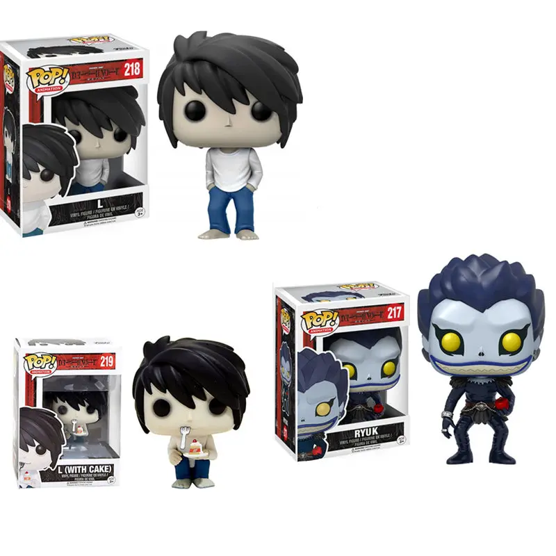 Funko POP Death Note L Ryuuku с тортом RYUK Фигурка декоративная Коллекционная модель игрушки