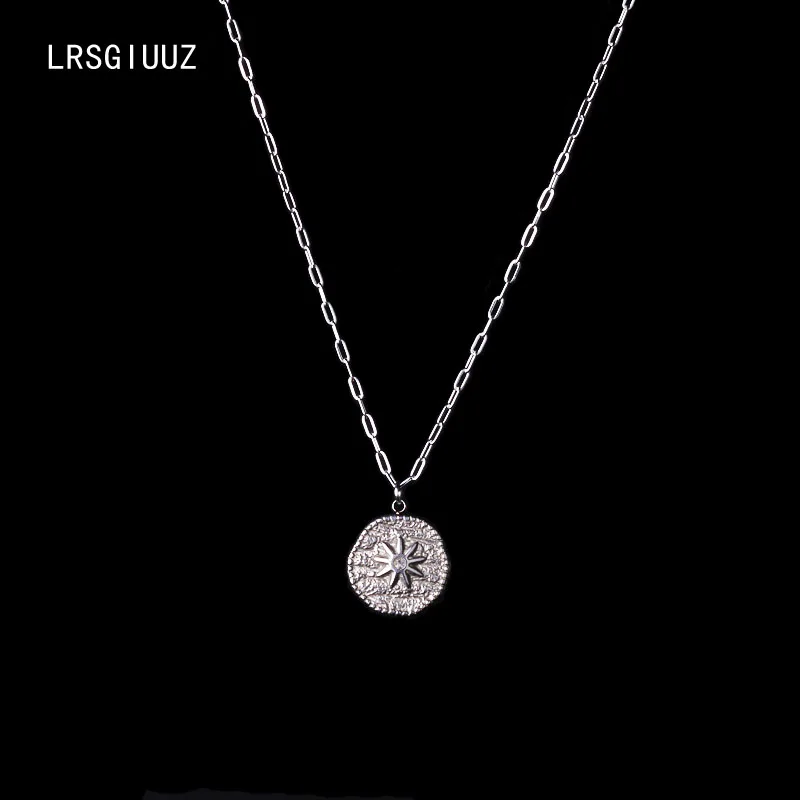 Ожерелье-чокер женское из нержавеющей стали металлическое колье в стиле