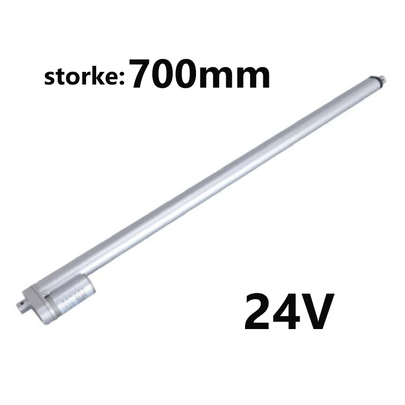 Линейный привод 24В 700 мм ход металла шестерни электрический линейный двигатель