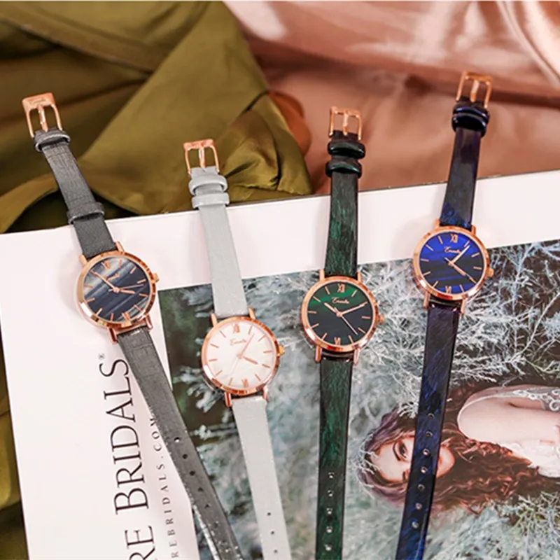 

Women's Wrist Watches Luxury Leather Quartz Wristwatches Ladies Simple Waterproof Watch Women Casual Elegant Woman Watches Clock
