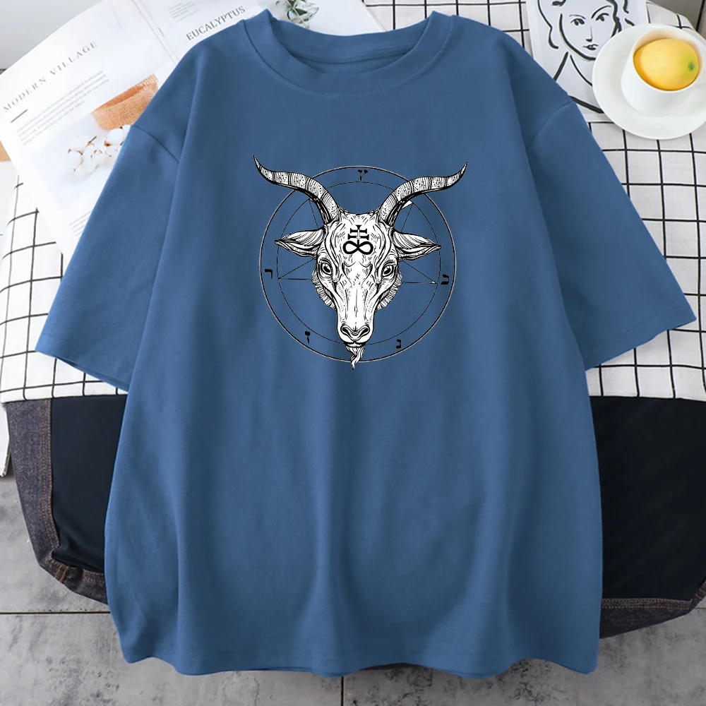 

Fashion Vikings Print T Shirts for Women Loose Harajuku O Neck Tshirt Cartoon Punk Short Sleeve Tee Top Female Oversize T Shirts
