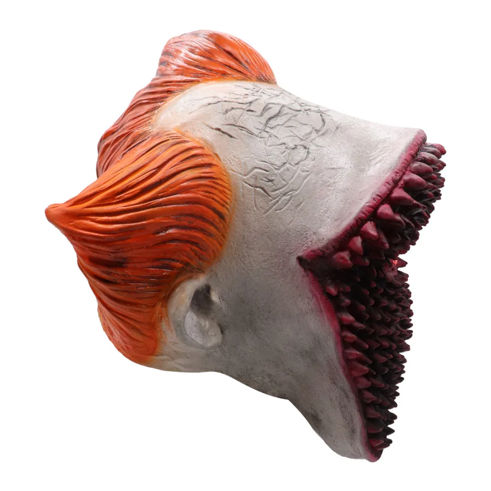 LED Pennywise Clown Mask Stephen King's It Chapter Two Masque Movie Cosplay Joker Helmet Halloween Party Costume Prop Masks