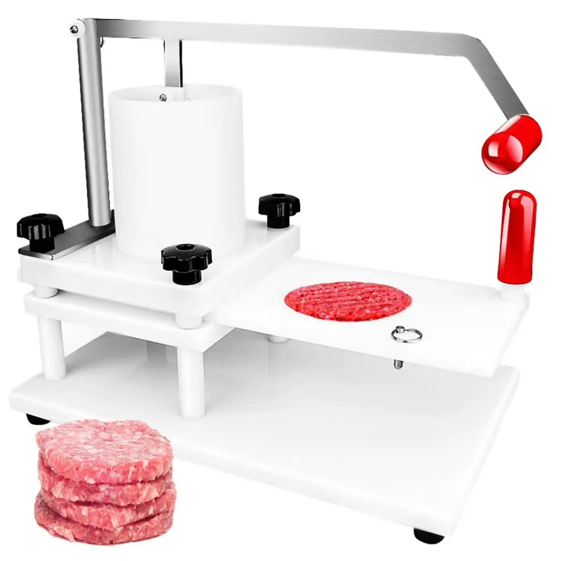 

Plastic Hamburger Forming Machine Export Manual PE Hamburger Mould Machine Special Beef Press Machine HR-130