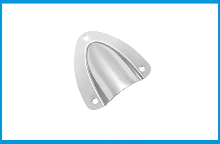 

4PCS Marine Grade Stainless Steel Midget Clam Shell Wire Cable Vent Cover hose for Rowing Boat Marine Yacht Surfing Water Sport