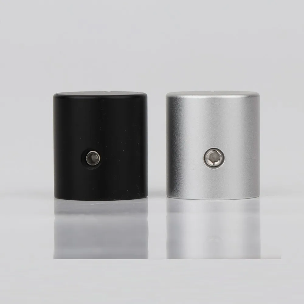 Preffair KN2022 рифленой 100% Полный Алюминий потенциометр громкости ручки 22 мм x 20 мм усилитель эффект педаль ручки