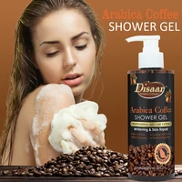 disaar coffee shower gel cream anti aging cleansing moisturizing and refreshing skin acne potentia dull skin spot dry skin 300g