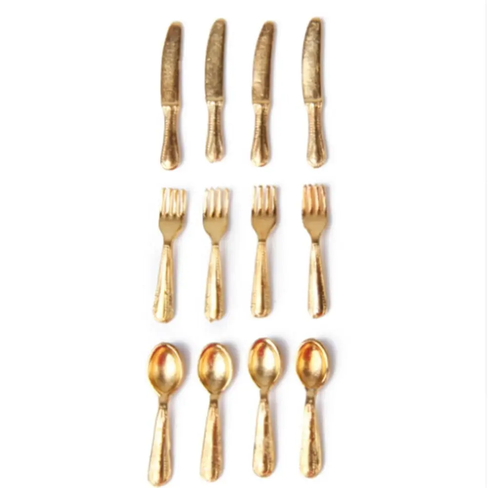 Игрушка в масштабе 1:12 кухонный кукольный домик вилка нож аксессуары миниатюрная