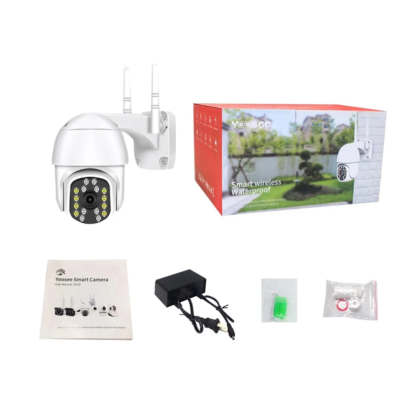 

1080P Smart Outdoor WiFi IP Camera Security Surveillance 2-Way Audio Motion Detection Waterproof 360 PTZ CCTV Monitor Wi Fi Cam