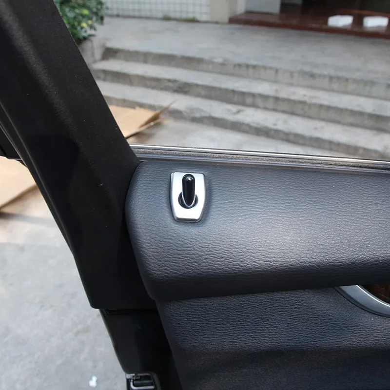 ABS матовая хромированная крышка дверного замка автомобиля Накладка для BMW X5 f15 2014