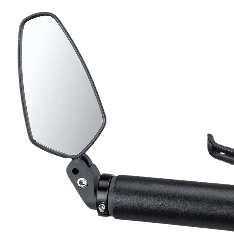 

Mountain Bike Rearview Mirror Can Be Adjusted and Foldable Stainless Steel Mirror Compatible with Most Bicycles Bicycle Mirror