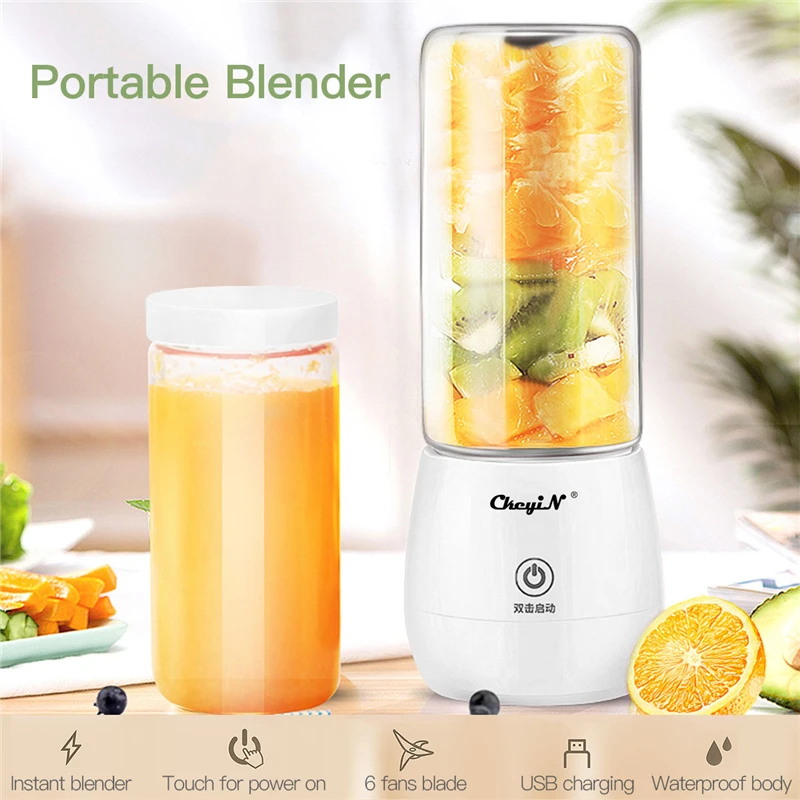 

Stainless Steel Blade Electric Juicer Cordless Vegetable Fruits Blender Rechargeable Juice Cup Smoothies Maker for Travel Picnic
