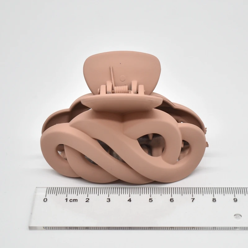 Женская заколка краб для волос черная акриловая Заколка зажимы большого размера|