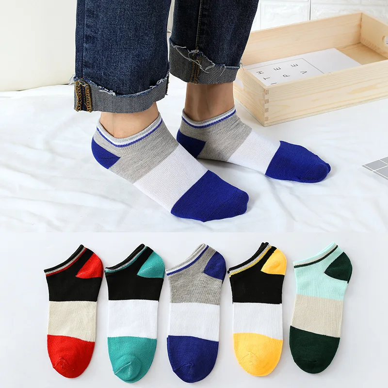 

Men's Cotton Socks New Style Colorful Socks Soft Breathable Summer Winter for Male Socks