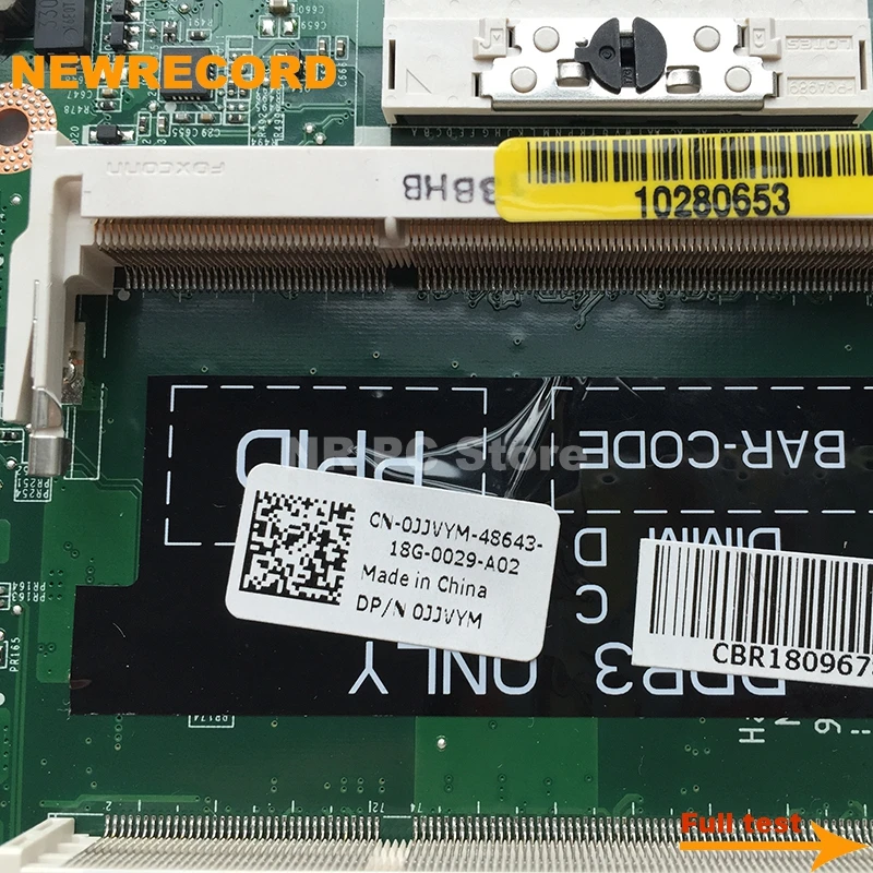 NEWRECORD DAGM7MB1AE1 DAGM7MB1AD0 CN-0JJVYM 0JJVYM For DELL XPS 17R L702X GT550M 1GB Laptop motherboard HM67 DDR3 fully test enlarge