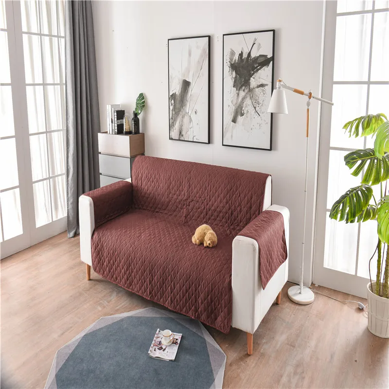 Моющийся чехол на диван для домашних животных собак детей бирюзовые Чехлы