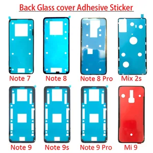 Задняя стеклянная крышка клейкая наклейка наклейки клей для Xiaomi Mi 9 9t 10T 10 Lite Poco F2 Pro Mix 2S Redmi Note 7 8 9 9s 10 K20 Pro