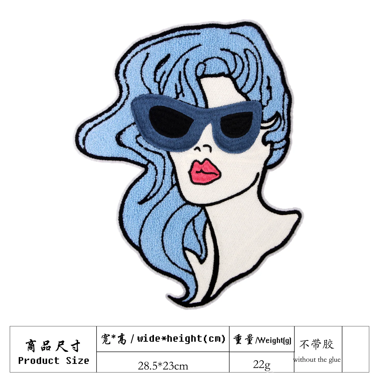 

cloth stick cartoon towel embroidery girl embroidery cloth stick patch clothing accessories size can be customized