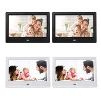 7in digital photo display album electronic picture video audio music movie play frame family home desktop decoration