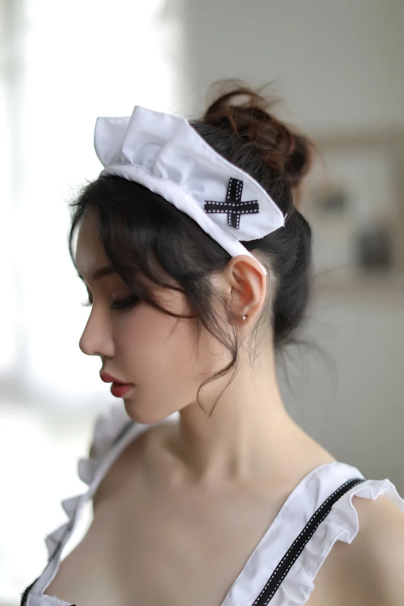 Горячее сексуальное нижнее белье Косплей эротическая горничная униформа