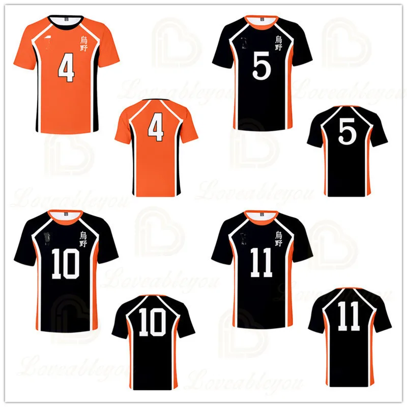

New Anime Haikyuu!! Volleyball Youth Cosplay 3D Digital Printing Casual Sports Unisex Summer Short-sleeved T-shirt