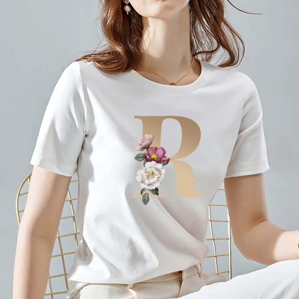 Женские топы в стиле Харадзюку белая женская футболка с принтом букв