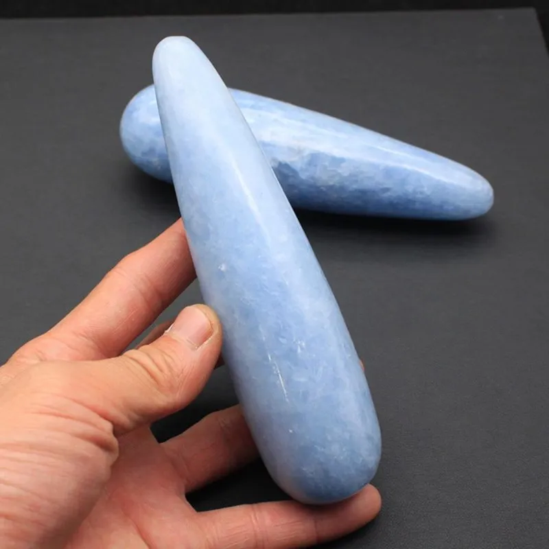 Массажная палочка Celestite кварцевые драгоценные камни натуральные Минеральные